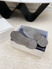 ANKLE BOOTS IN CLASSIC BLUE SUEDE