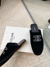 MARLOU MULE IN BLACK SUEDE