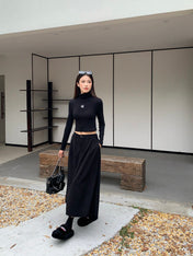 CHANEL 25S LONG-SLEEVE TURTLENECK T-SHIRT 413