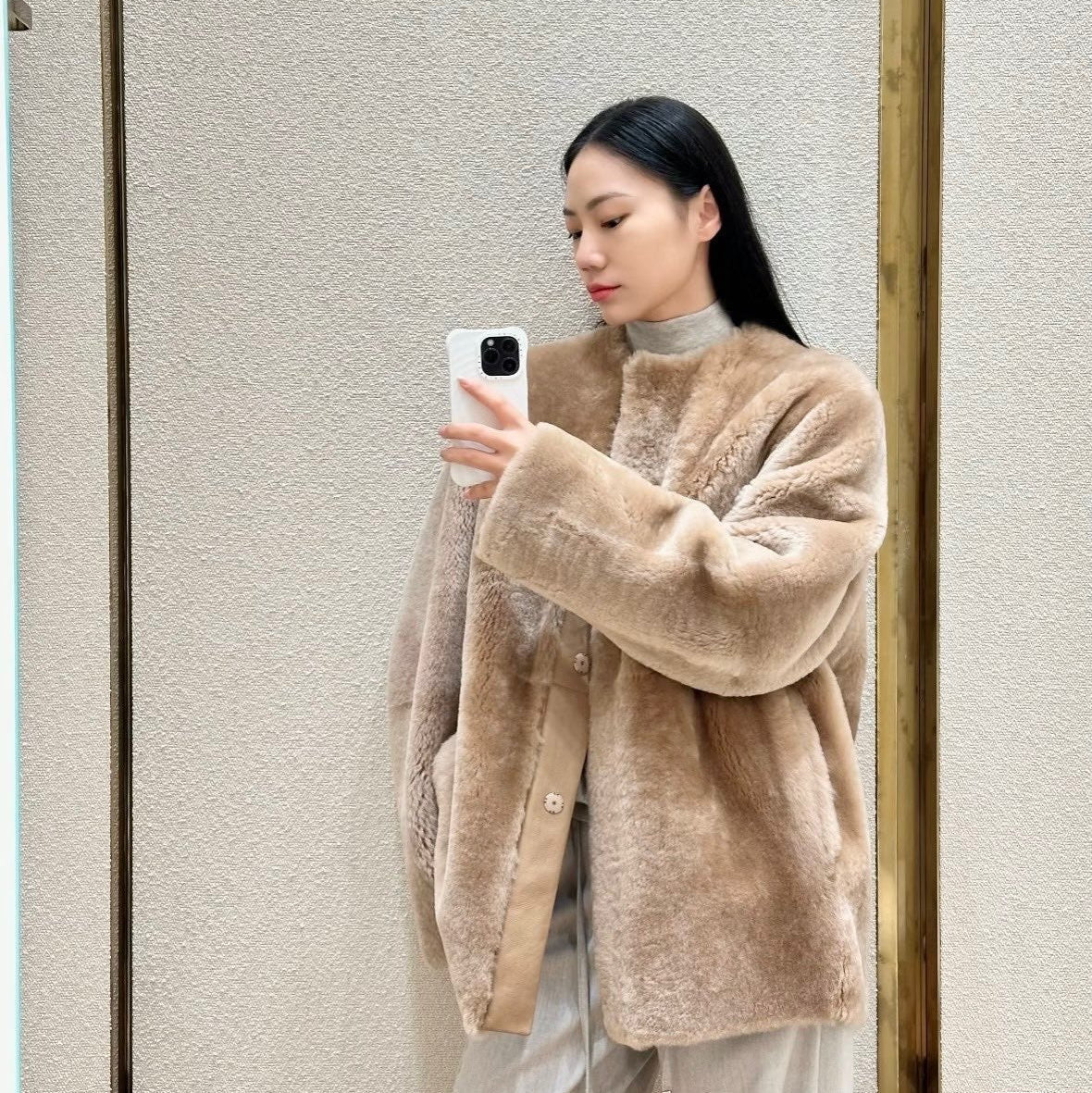 MAX MARA 25S SHEEPSKIN COAT 005