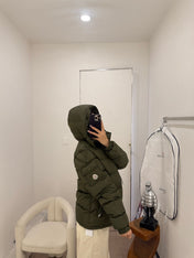 MONCLER 25S SHORT HOODED PUFFER JACKET 325