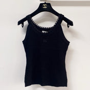CELINE 26S LOGO RIBBED TANK TOP 194