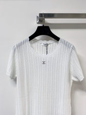 CELINE 26S KNIT SHORT SLEEVE SWEATER 197