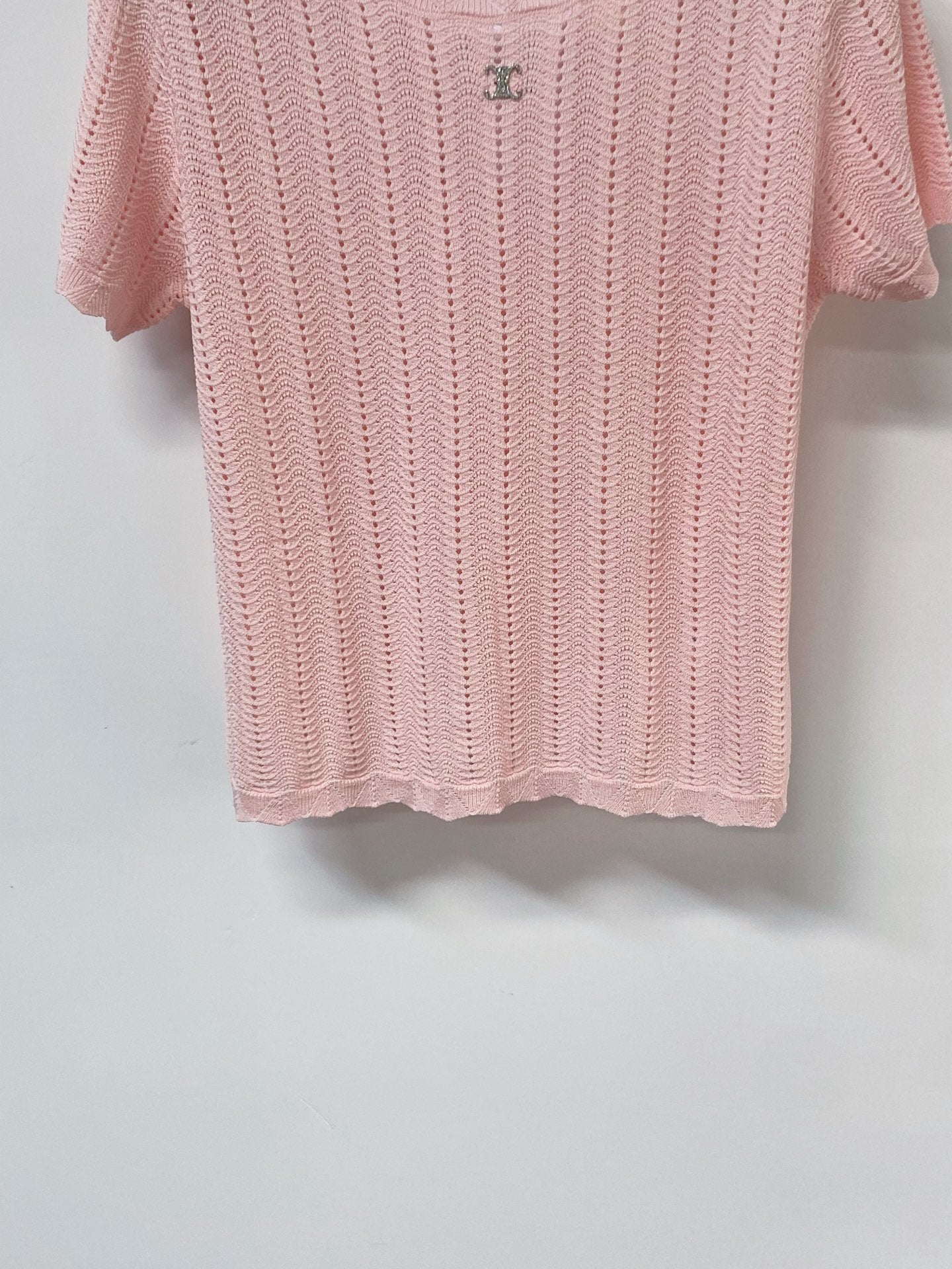 CELINE 26S KNIT SHORT SLEEVE SWEATER 195