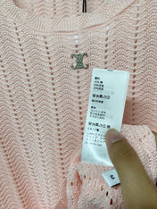 CELINE 26S KNIT SHORT SLEEVE SWEATER 195