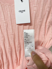 CELINE 26S LOGO SHORT-SLEEVE KNIT TOP 185