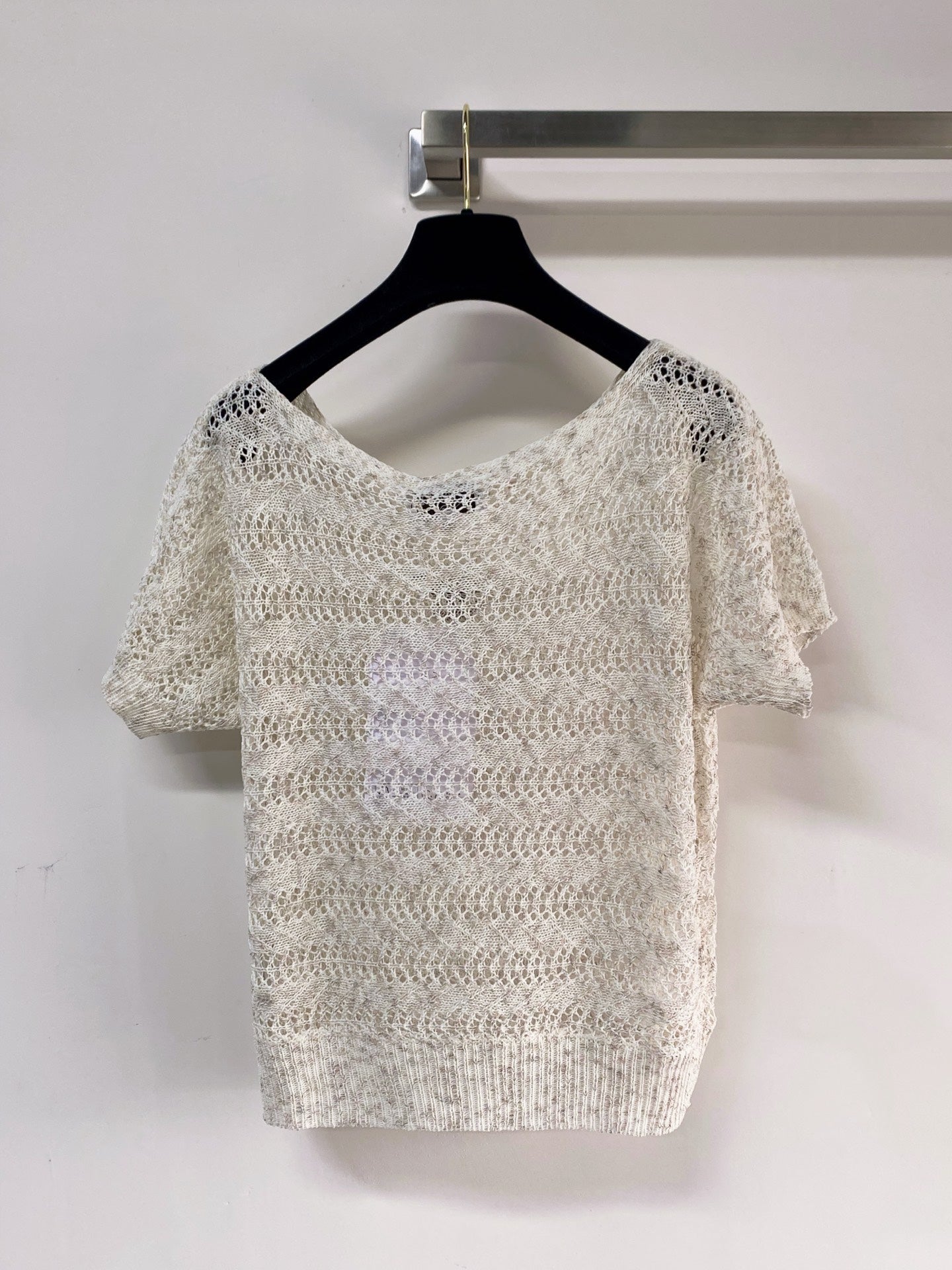 CHANEL 26S SHORT-SLEEVE KNIT TOP STYLE 1088