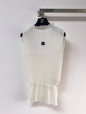 CHANEL 26S SLEEVELESS SHIRT STYLE 1043