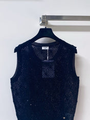 CHANEL 26S SLEEVELESS SWEATER STYLE 1049