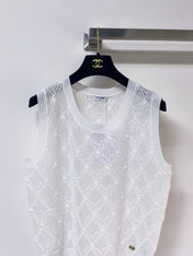 CHANEL 26S SLEEVELESS SWEATER STYLE 1048