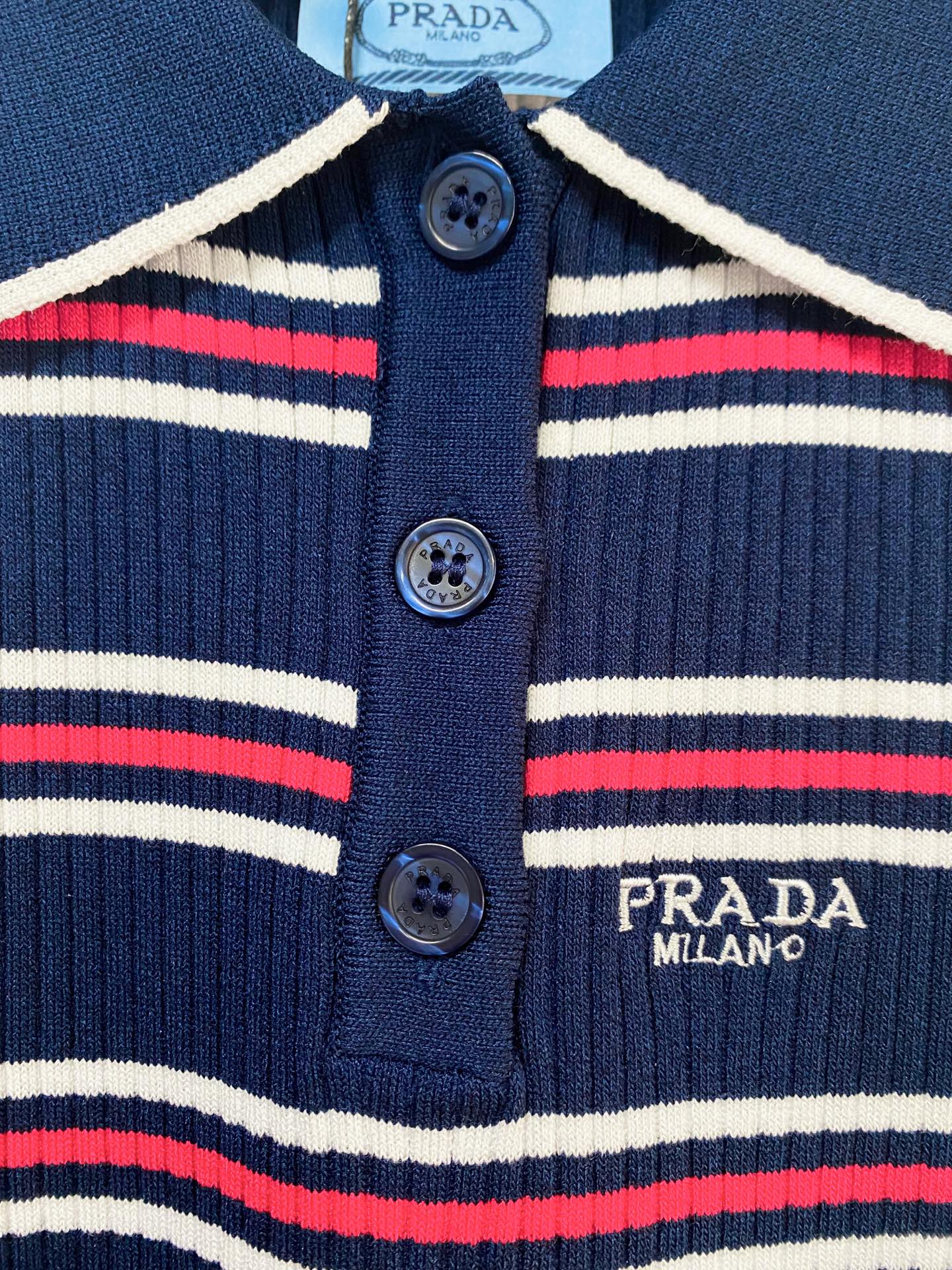 PRADA 26S SLEEVELESS POLO SHIRT STYLE 890