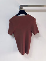 MIUMIU 26S SHORT-SLEEVED SWEATER STYLE 1141