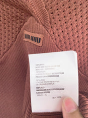 MIUMIU 26S SHORT-SLEEVED SWEATER STYLE 1141