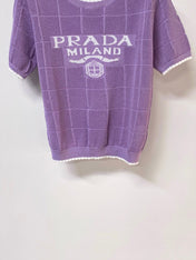 PRADA 26S SHORT-SLEEVED SWEATER STYLE 857