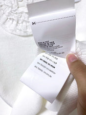 MIUMIU 26S SHORT-SLEEVED KNIT POLO SHIRT STYLE 1052