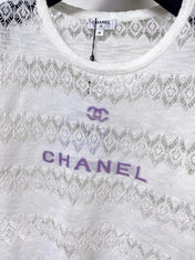 CHANEL 26S SHORT-SLEEVED KNIT SHIRT STYLE 1205