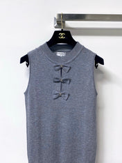 CHANEL 26S KNIT SLEEVELESS TOP STYLE 1208