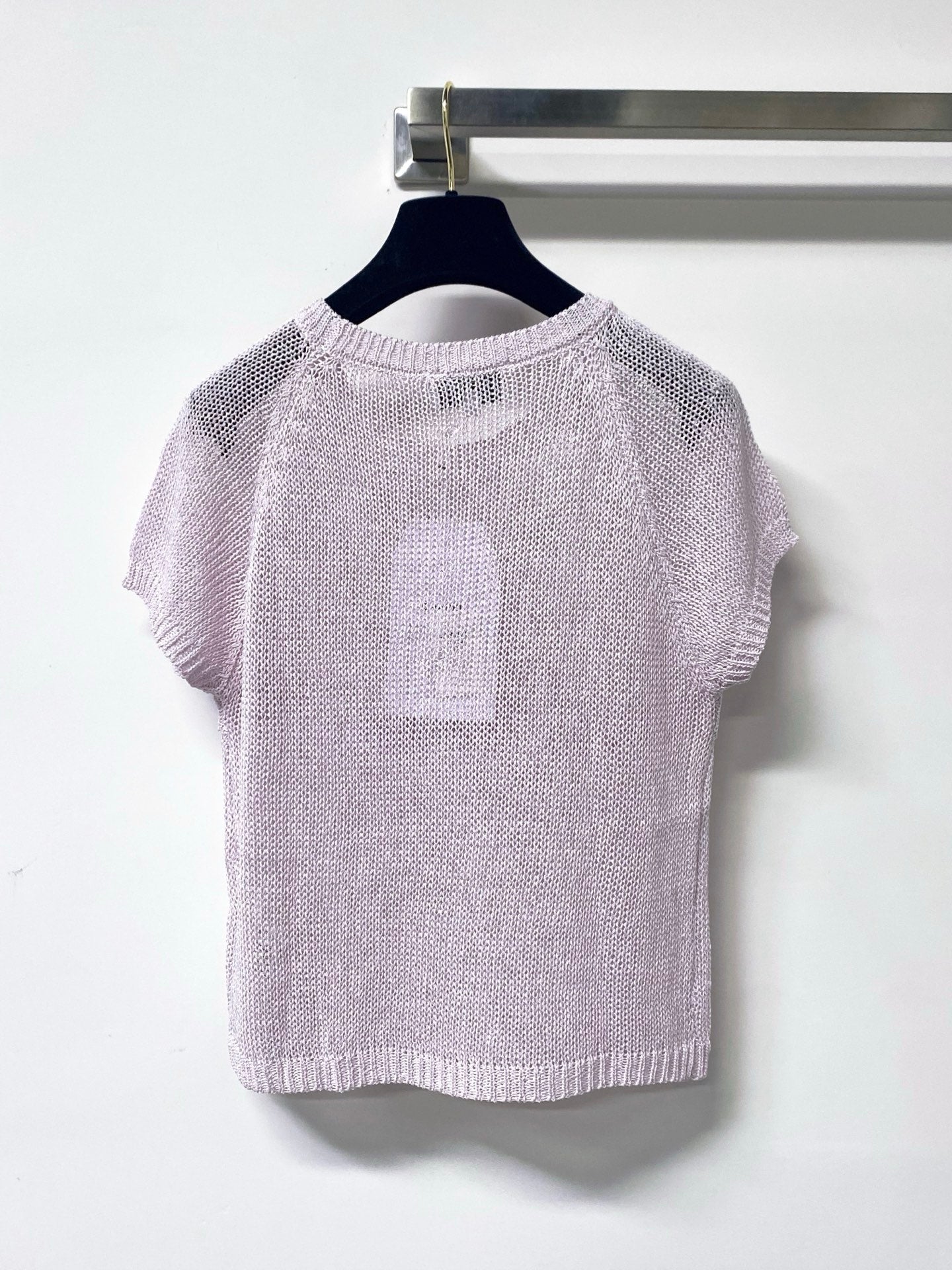 CHANEL 26S SHORT-SLEEVED KNIT SHIRT STYLE 1180