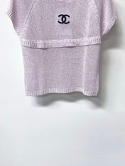 CHANEL 26S SHORT-SLEEVED KNIT SHIRT STYLE 1180