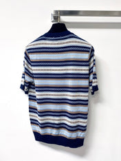 CHANEL 26S SHORT-SLEEVED KNIT SHIRT STYLE 1182