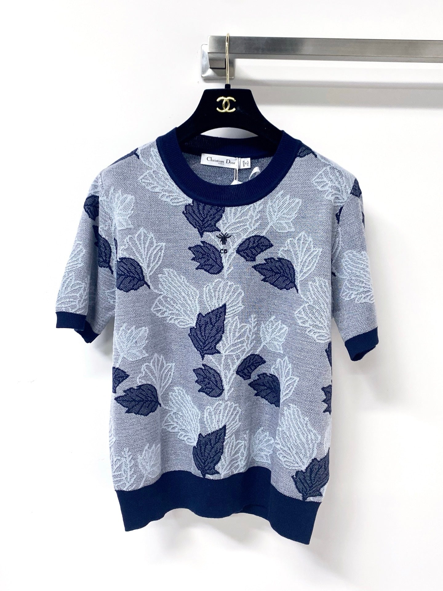 DIOR 26S SHORT-SLEEVED SWEATER 1291