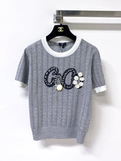 CHANEL 26S SHORT-SLEEVE KNIT TOP STYLE 1171