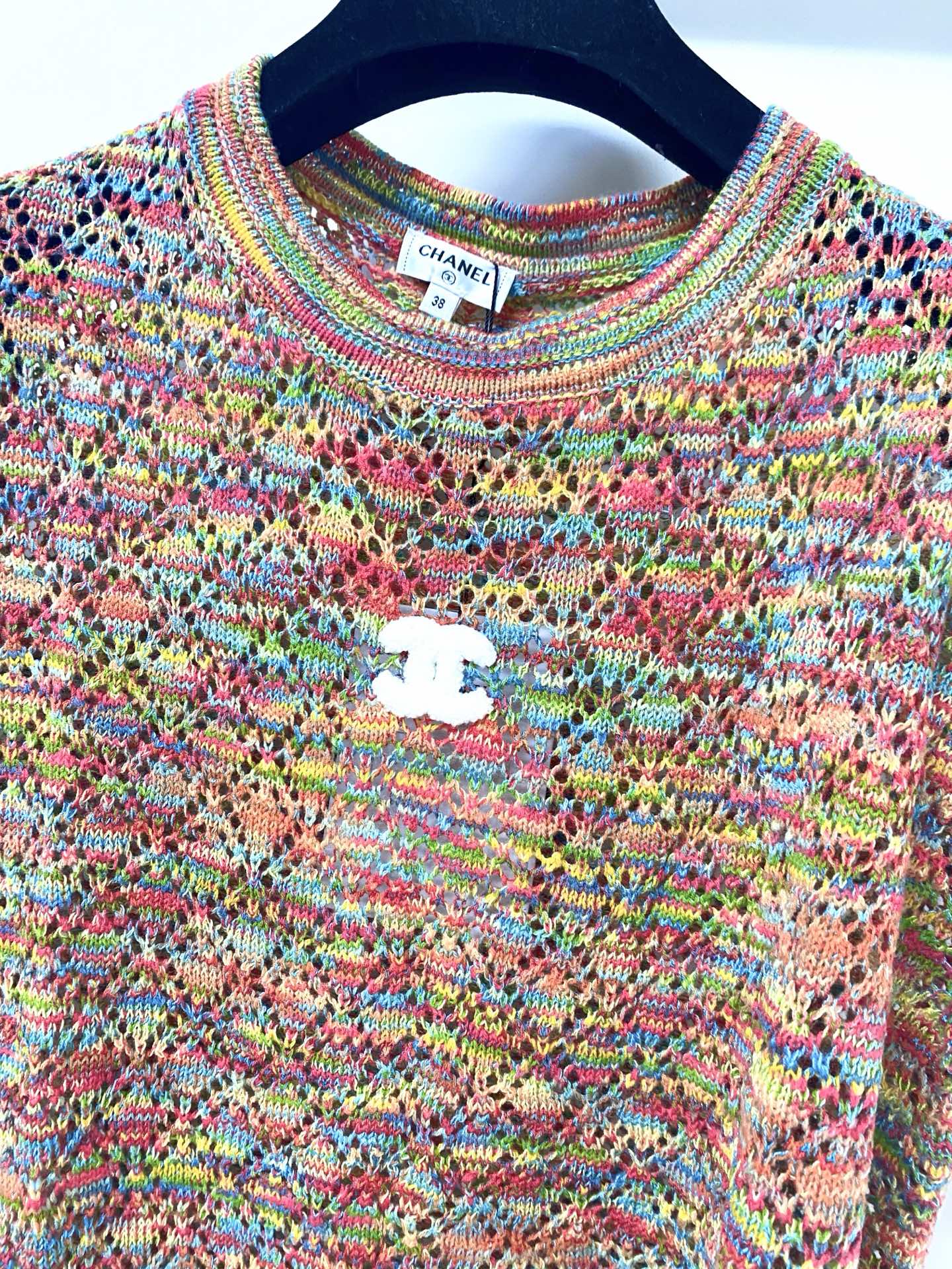 CHANEL 26S SHORT-SLEEVE KNIT TOP STYLE 1172