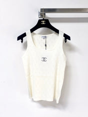CHANEL 26S KNITTED SLEEVELESS TOP STYLE 1173