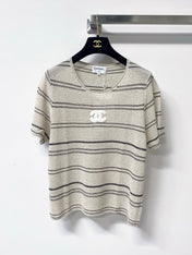 CHANEL 26S SHORT-SLEEVE KNIT TOP STYLE 1130