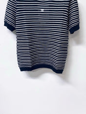 CHANEL 26S SHORT-SLEEVE KNIT TOP STYLE 1146