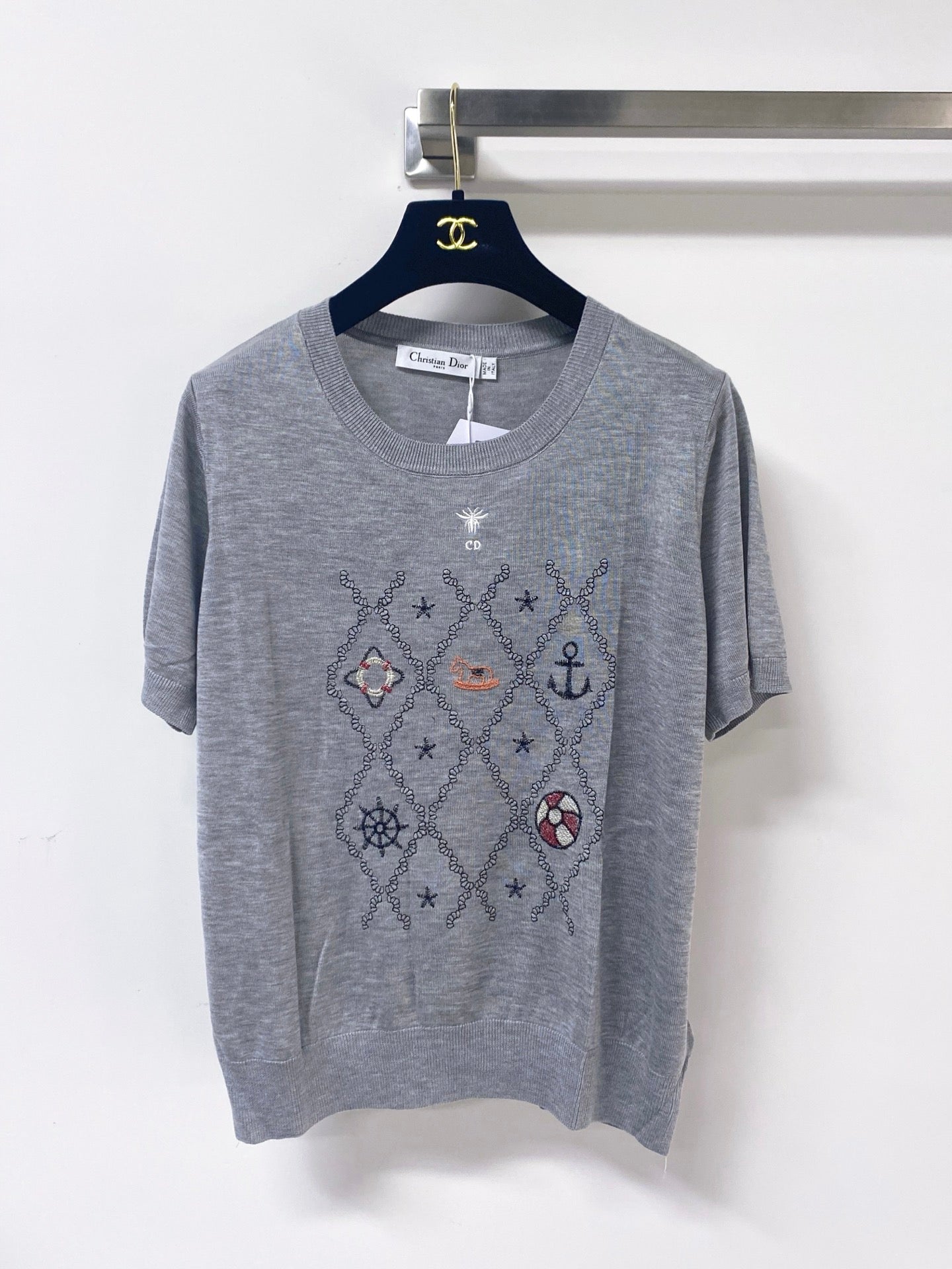 DIOR 26S SHORT-SLEEVED SWEATER 1249