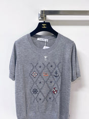DIOR 26S SHORT-SLEEVED SWEATER 1249