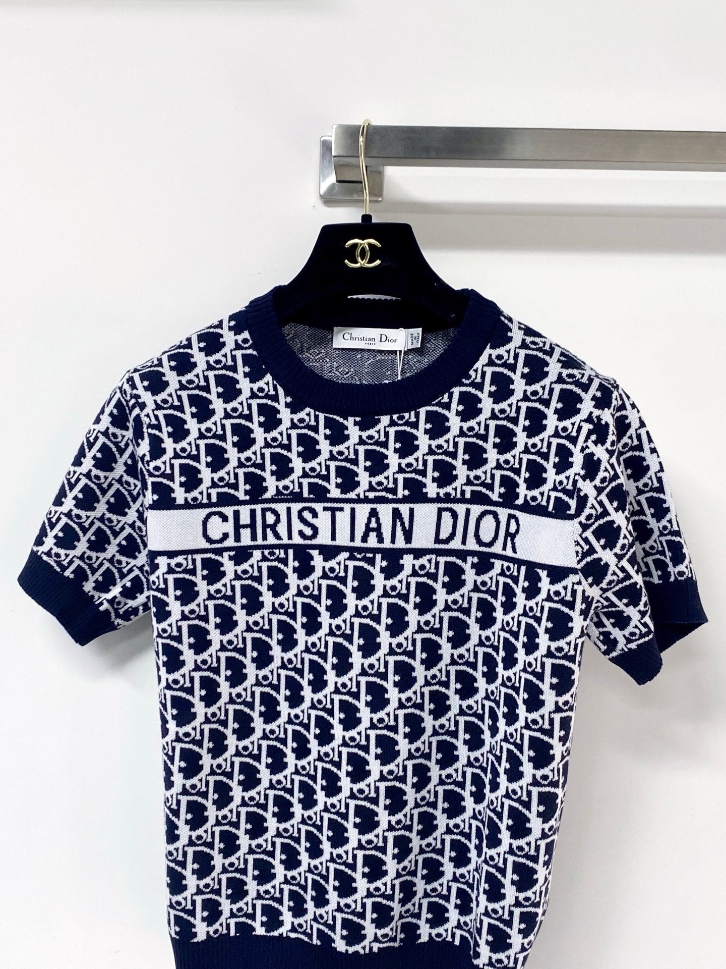 DIOR 26S SHORT-SLEEVED SWEATER 1254