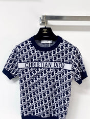 DIOR 26S SHORT-SLEEVED SWEATER 1254