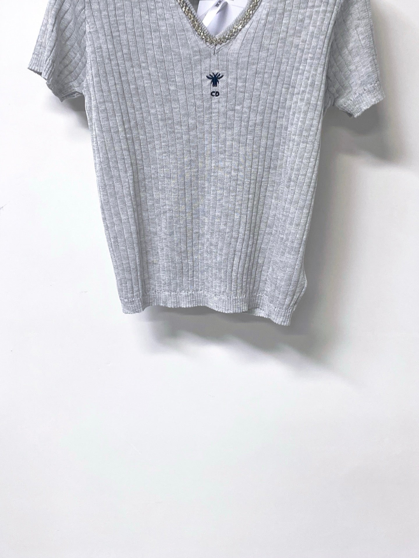 DIOR 26S SHORT-SLEEVED KNIT POLO SHIRT 1239