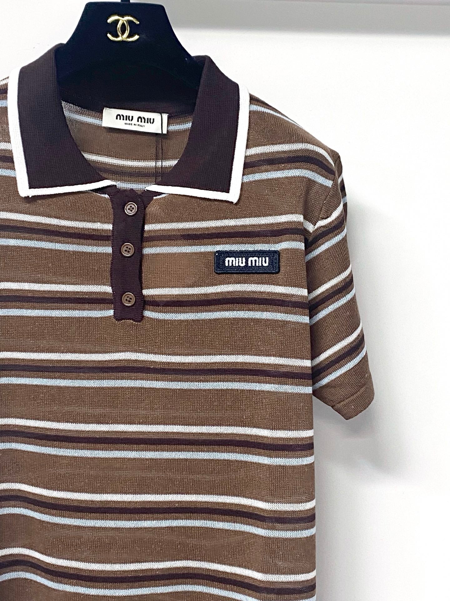MIUMIU 26S KNIT POLO 1169