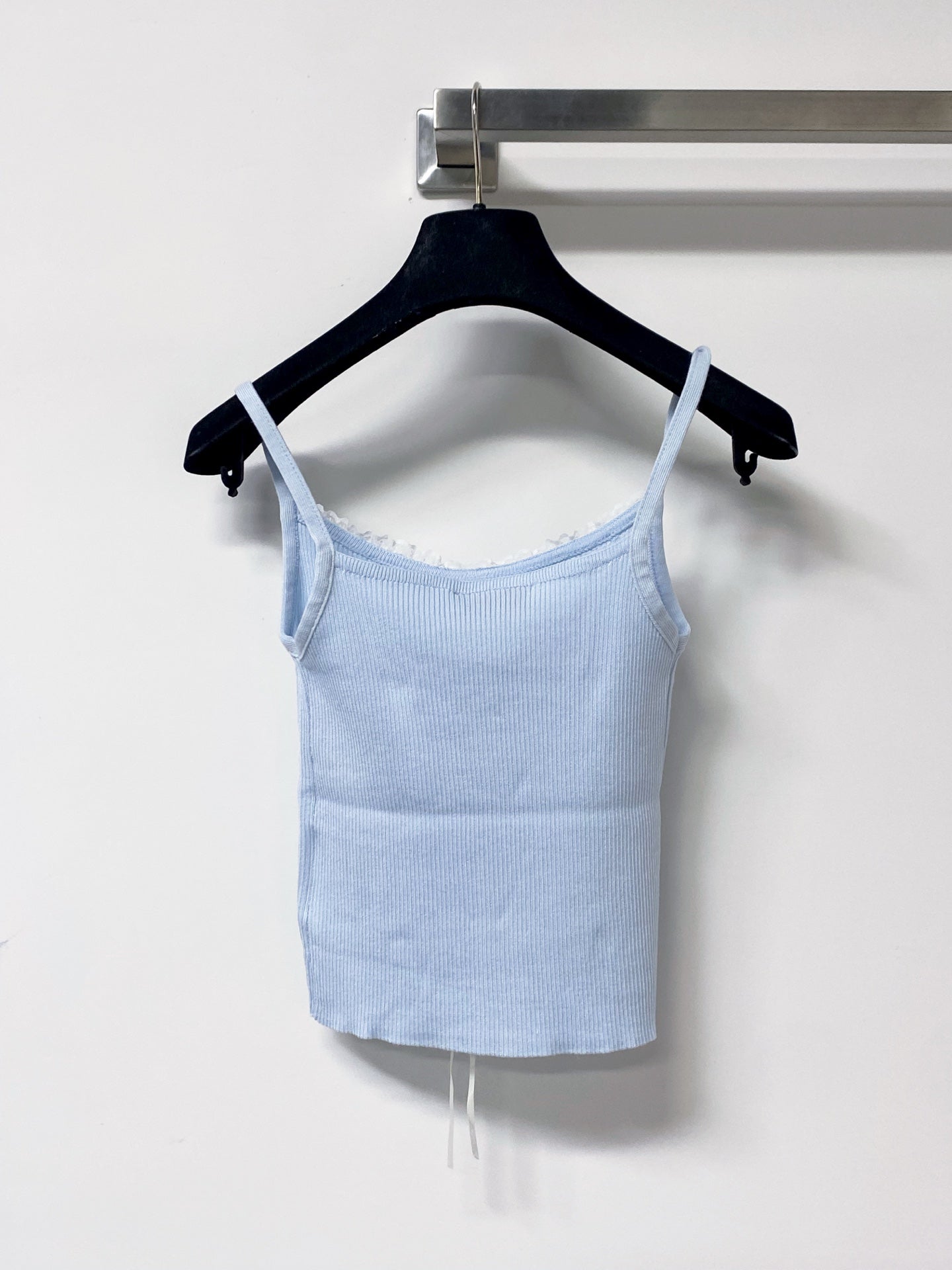 MIUMIU 26S CAMI TOP & OPEN KNIT CROPPED CARDIGAN SET 1173