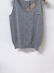 MIUMIU 26S SLEEVELESS KNIT TANK TOP 1152