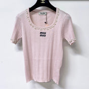 MIUMIU 26S SHORT SLEEVE T-SHIRT 1245