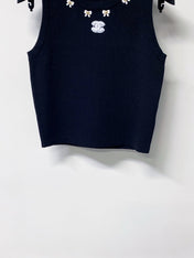 CHANEL 26S KNIT SLEEVELESS TOP STYLE 1255
