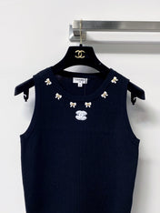 CHANEL 26S KNIT SLEEVELESS TOP STYLE 1255