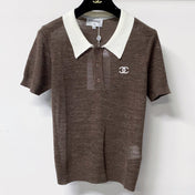 CHANEL 26S KNIT POLO TOP STYLE 1258