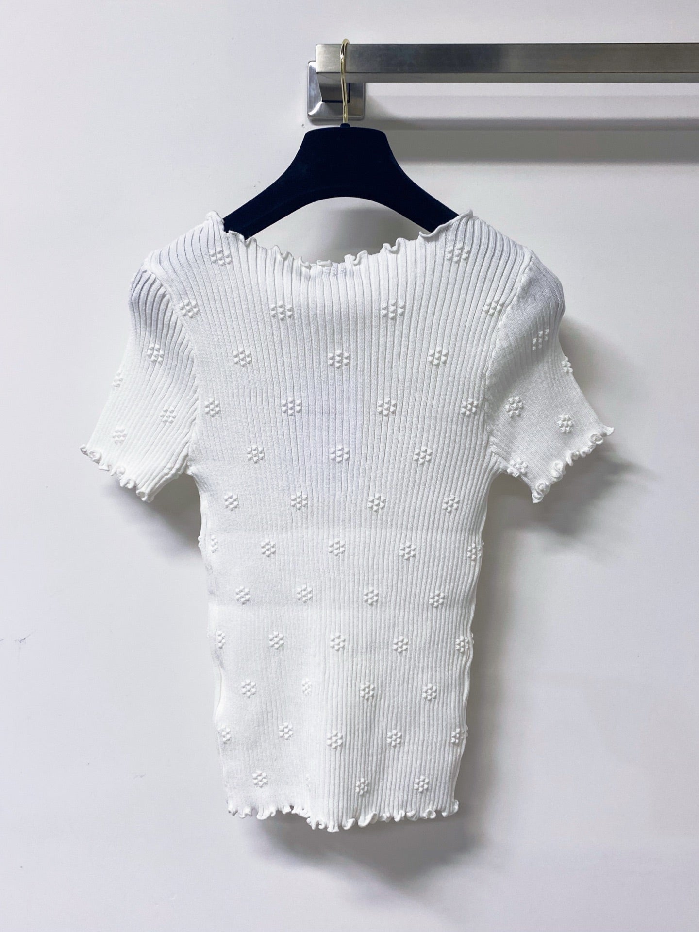 CHANEL 26S KNIT SHORT SLEEVE TOP STYLE 1269