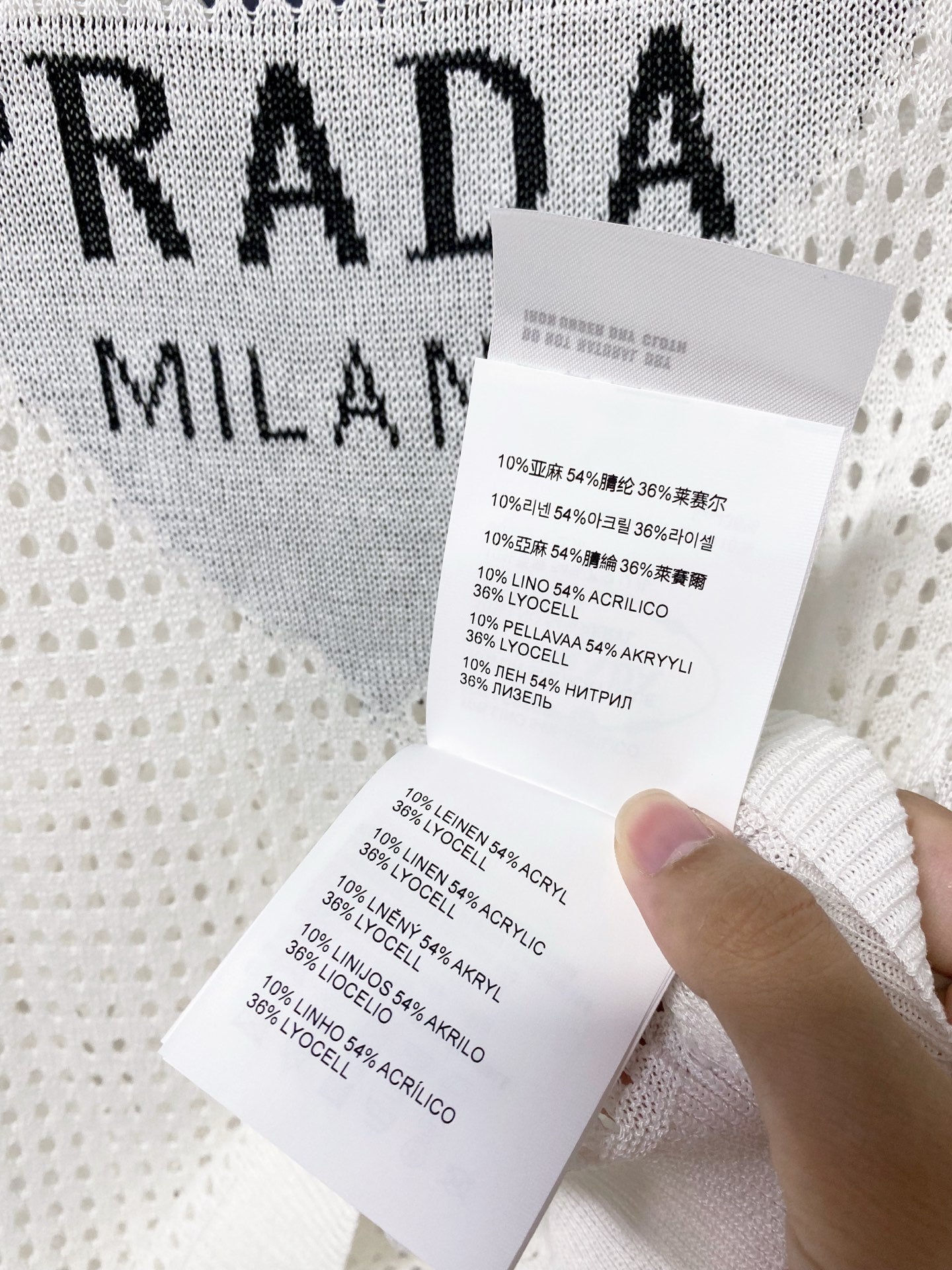 PRADA 26S MESH KNIT TOP 972