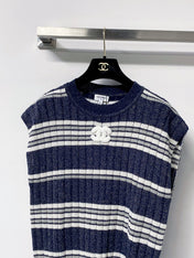 CHANEL 26S SLEEVELESS KNIT TOP 1398