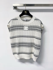 CHANEL 26S SLEEVELESS KNIT TOP 1397
