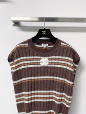 CHANEL 26S SLEEVELESS KNIT TOP 1396