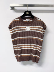 CHANEL 26S SLEEVELESS KNIT TOP 1396
