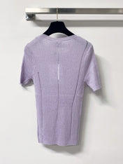 CHANEL 26S SHORT-SLEEVE KNIT TOP 1305