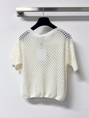 CHANEL 26S SHORT-SLEEVE KNIT TOP 1306
